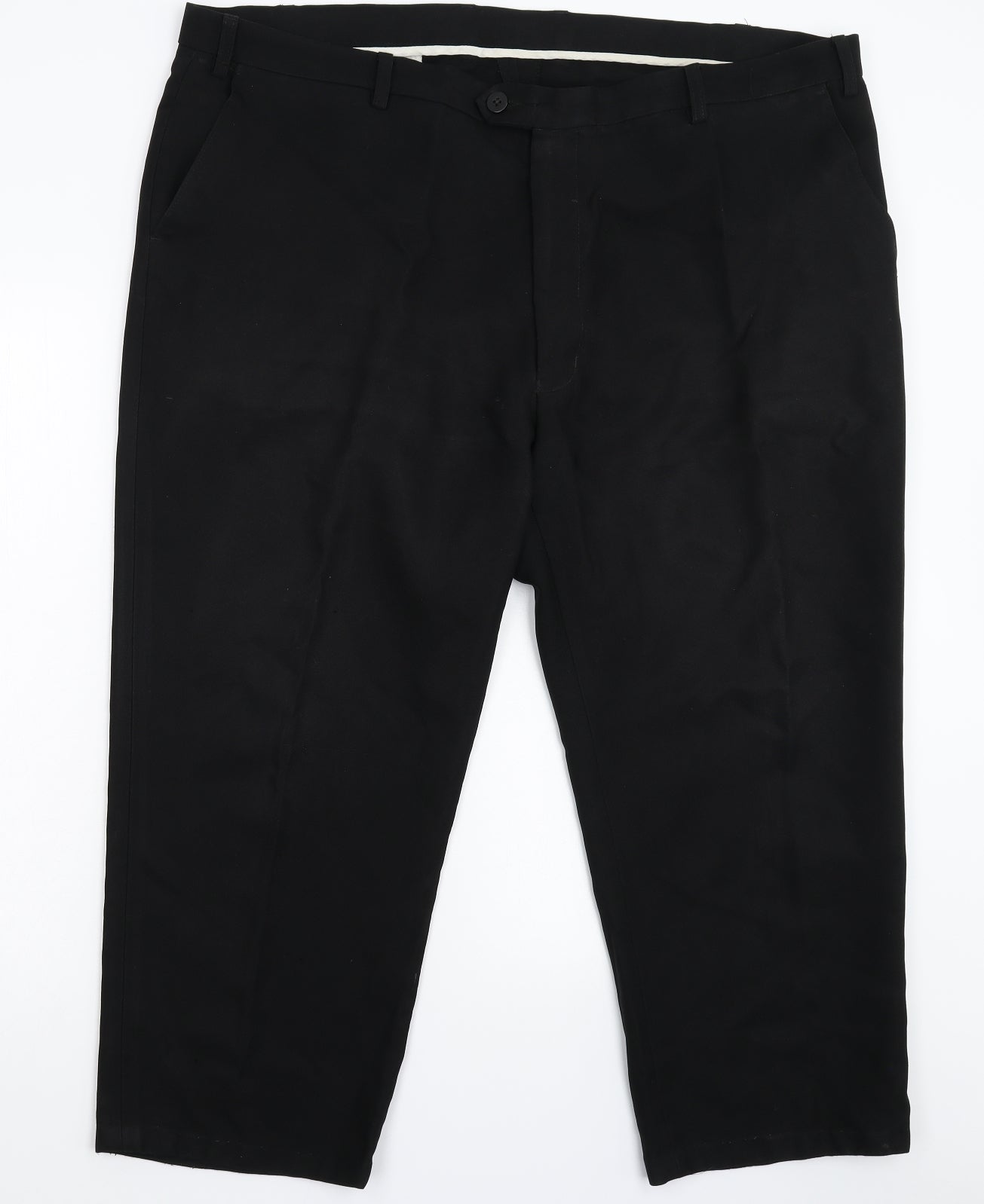 Preworn Mens Black   Trousers  Size 46 L25 in