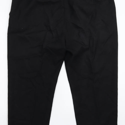 Preworn Mens Black   Trousers  Size 46 L25 in