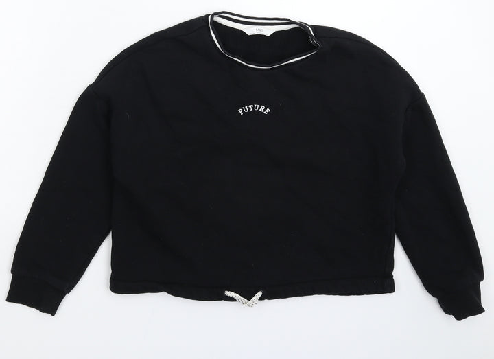 Marks and Spencer Boys Black   Pullover Sweatshirt Size 10-11 Years