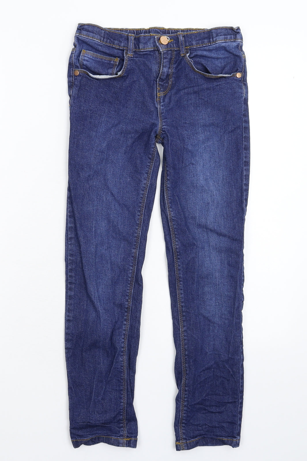 Nutmeg Girls Blue  Denim Skinny Jeans Size 9 Years