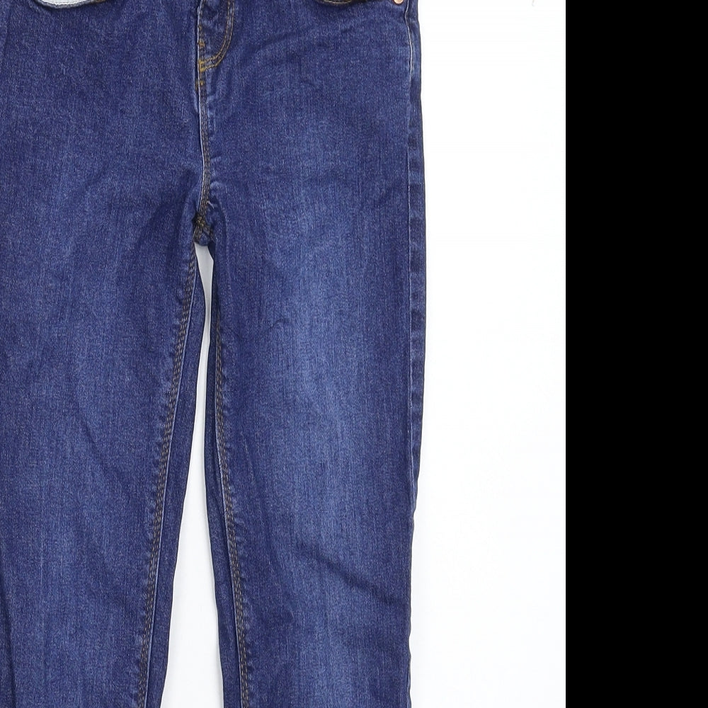 Nutmeg Girls Blue  Denim Skinny Jeans Size 9 Years
