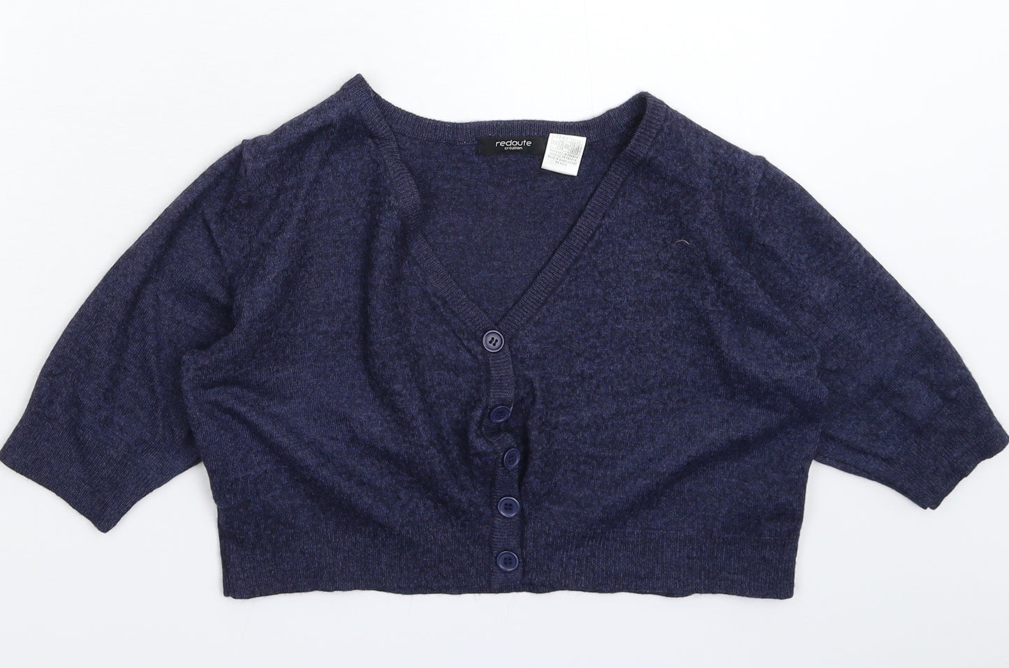 La Redoute Womens Blue  Knit Cardigan Jumper Size 16