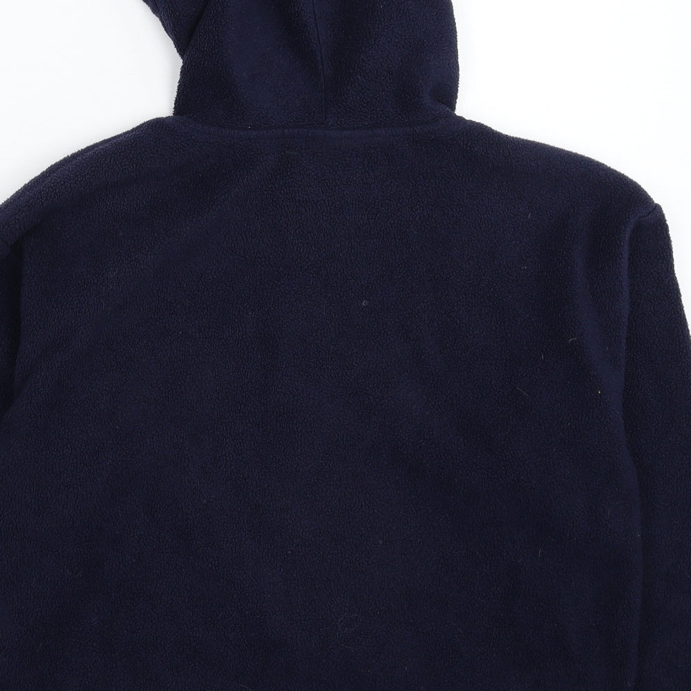 Northern Womens Blue  Fleece Pullover Hoodie Size L
