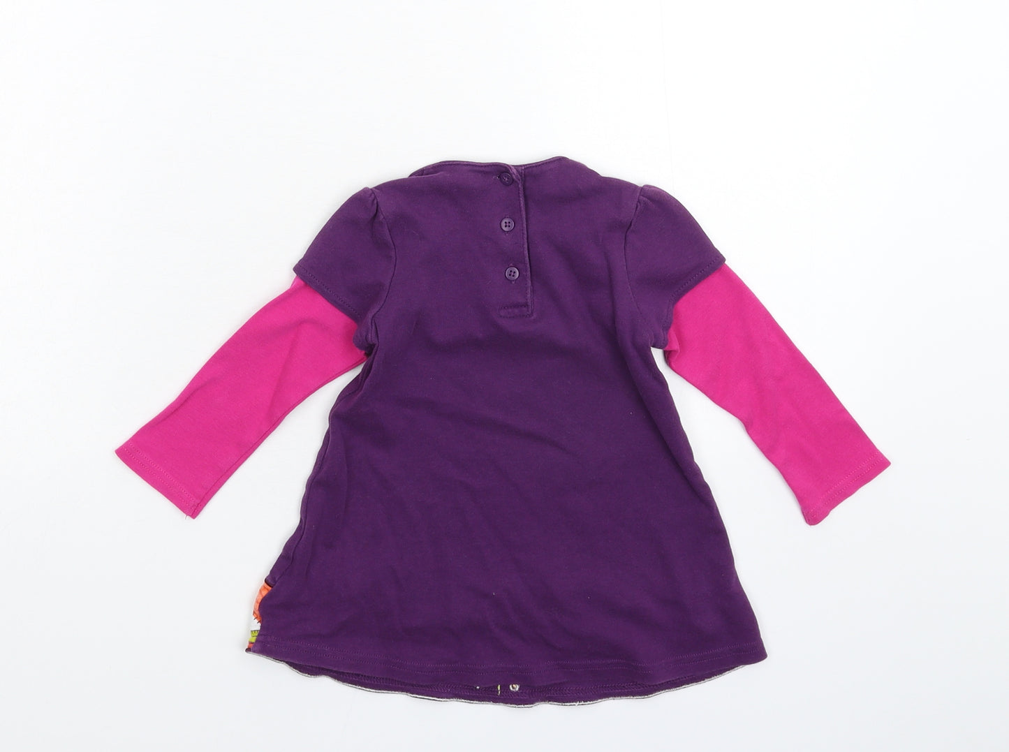 George Girls Purple   A-Line  Size 9-12 Months