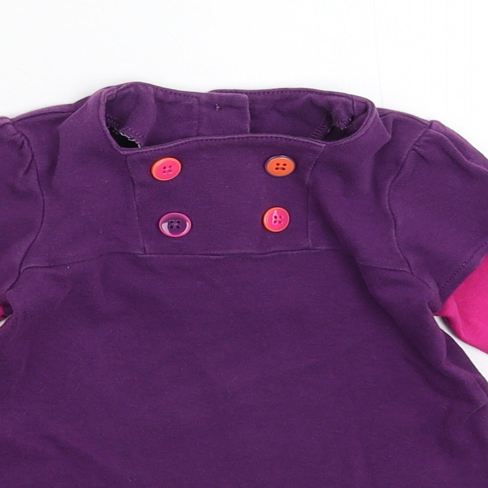 George Girls Purple   A-Line  Size 9-12 Months