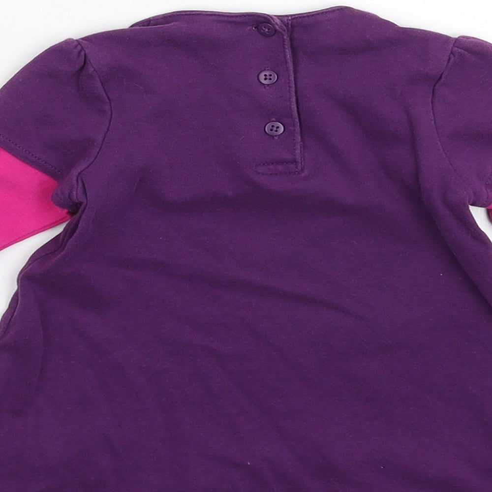 George Girls Purple   A-Line  Size 9-12 Months