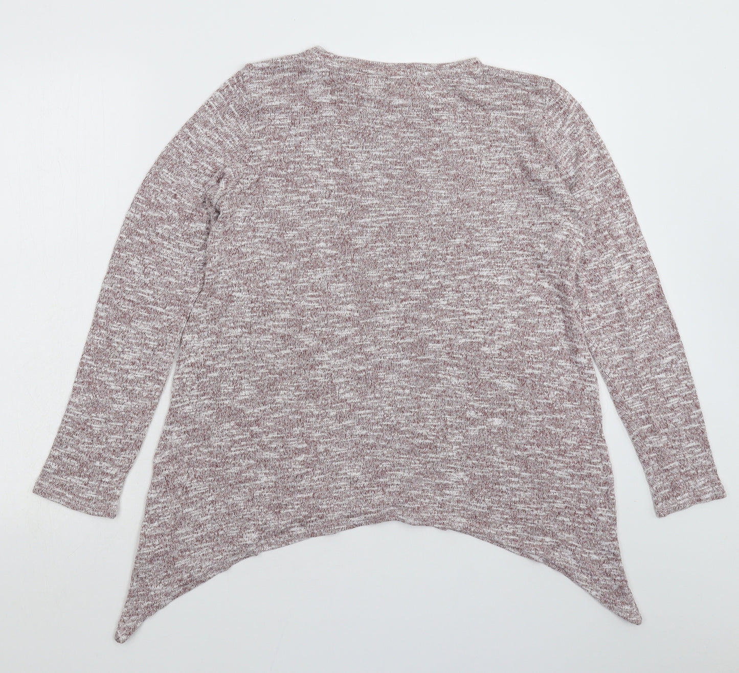 Papaya Womens Grey  Knit Pullover Jumper Size 16