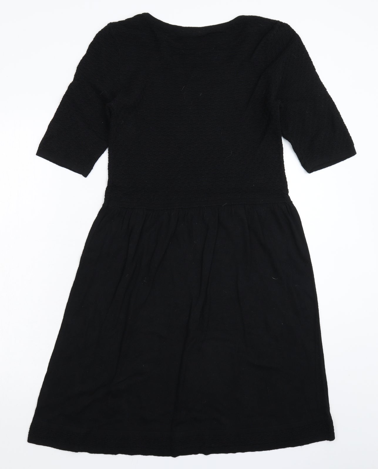 TU Womens Black  Knit Jumper Dress  Size 12