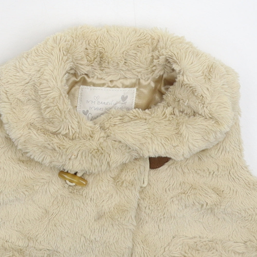 Matalan Baby Beige   Gilet Jacket Size 12-18 Months