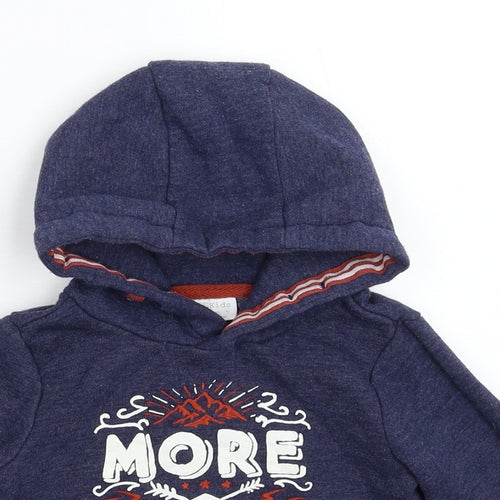 F&F Boys Blue   Pullover Hoodie Size 3-4 Years