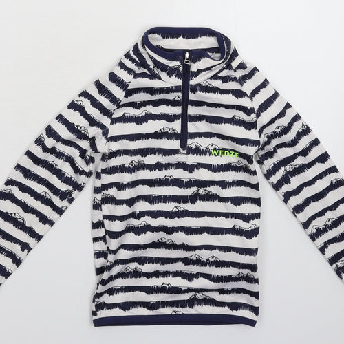 DECATHLON Boys Multicoloured Striped  Jacket  Size 4 Years