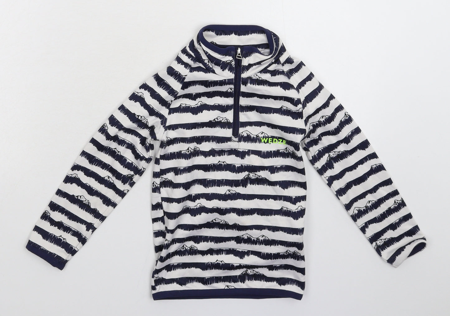 DECATHLON Boys Multicoloured Striped  Jacket  Size 4 Years