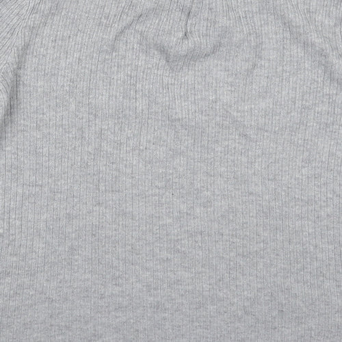 Topshop Womens Grey  Knit Pullover Jumper Size 8