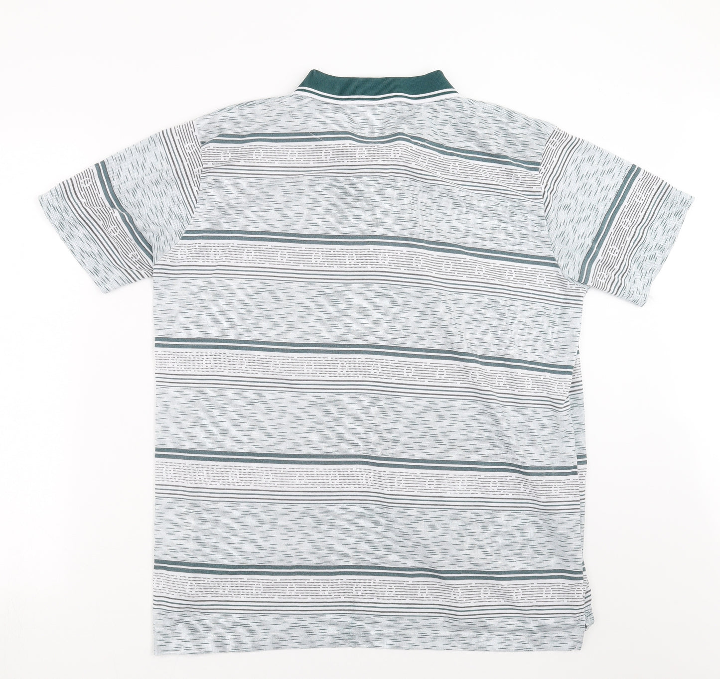 Preworn Mens Green Geometric   Polo Size XL