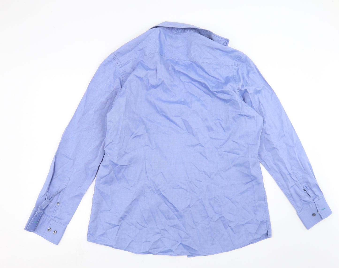 NEXT Mens Blue    Dress Shirt Size 17.5