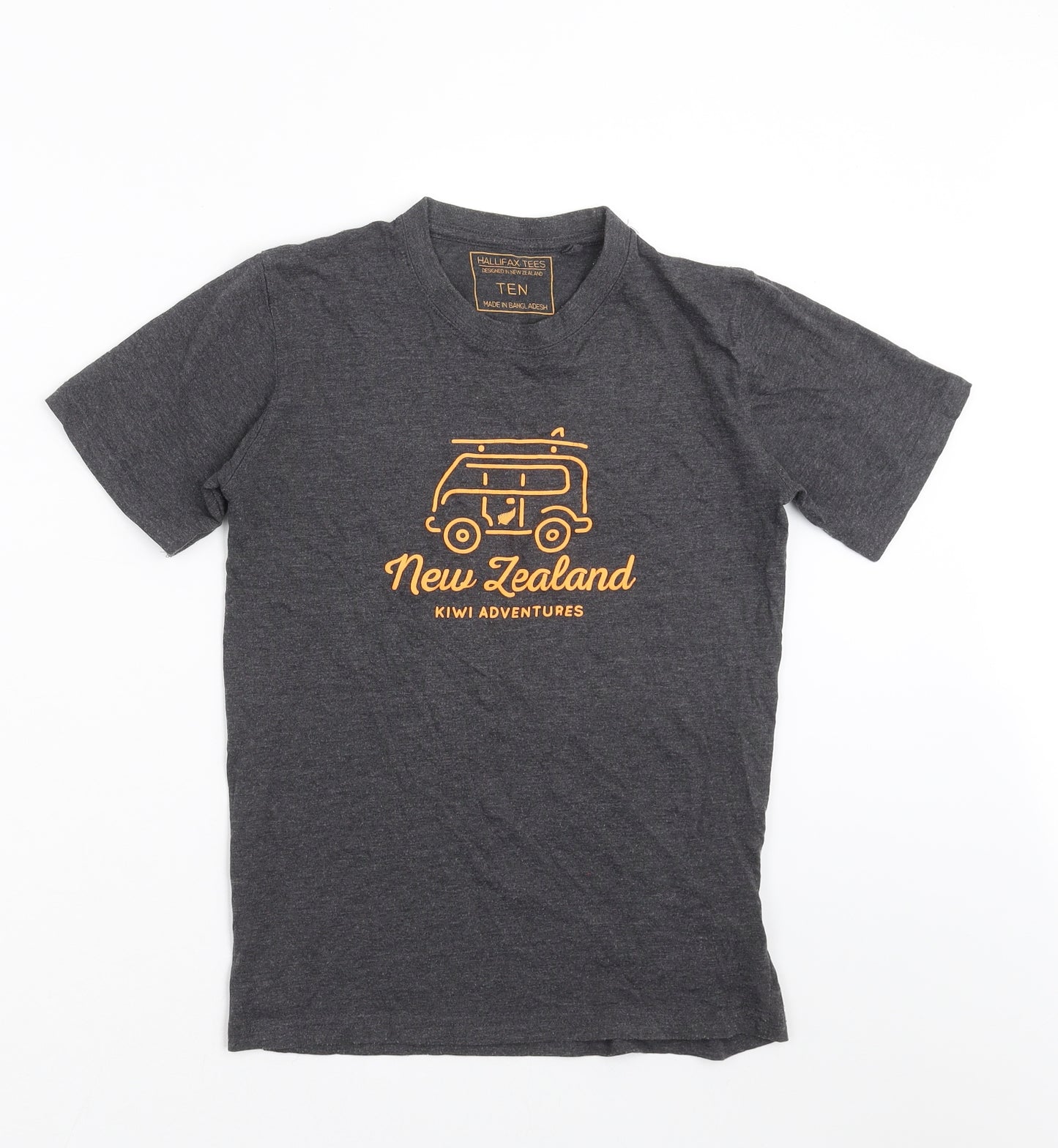 Halifax  Womens Grey   Basic T-Shirt Size 10  - New Zealand