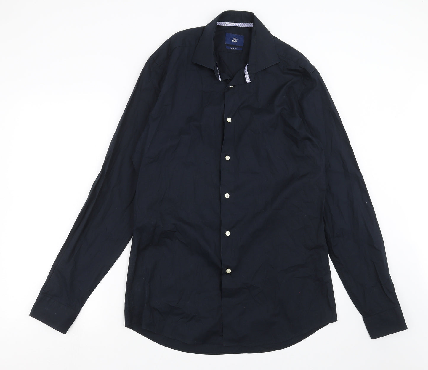 MOSS  Mens Blue    Dress Shirt Size 16