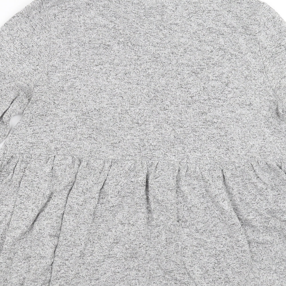 F&F Womens Grey  Knit Pullover Jumper Size 12