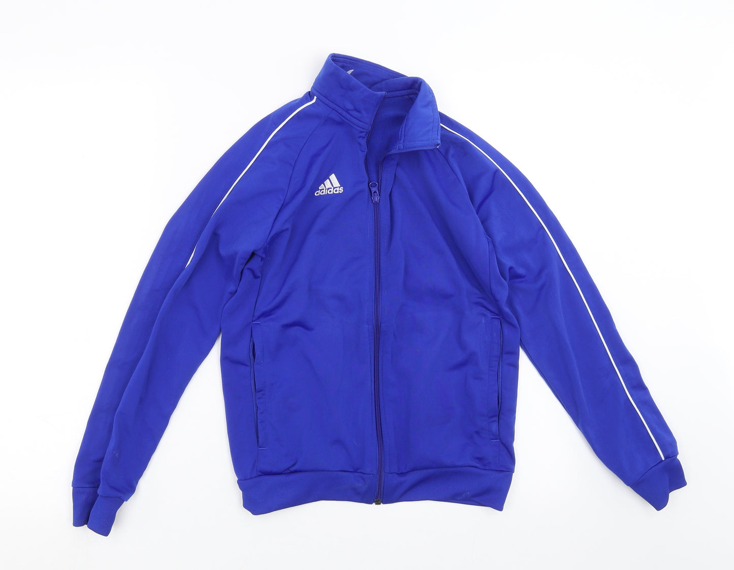 adidas Boys Blue   Track Jacket Jacket Size 11-12 Years