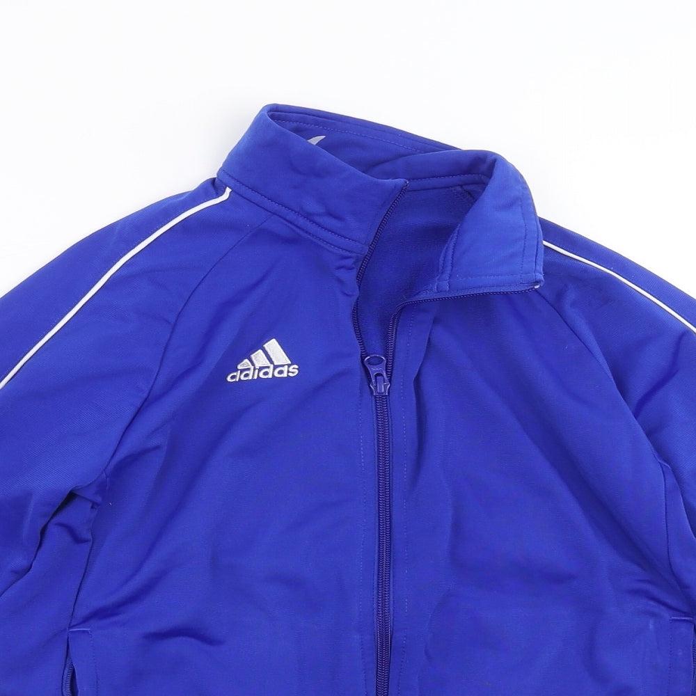 adidas Boys Blue   Track Jacket Jacket Size 11-12 Years