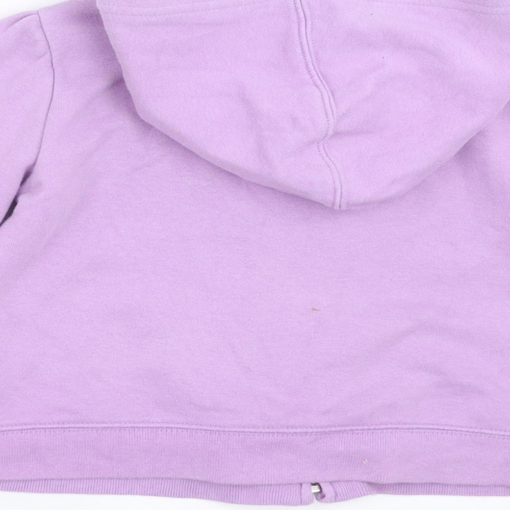 Gap Girls Purple   Full Zip Hoodie Size 5 Years