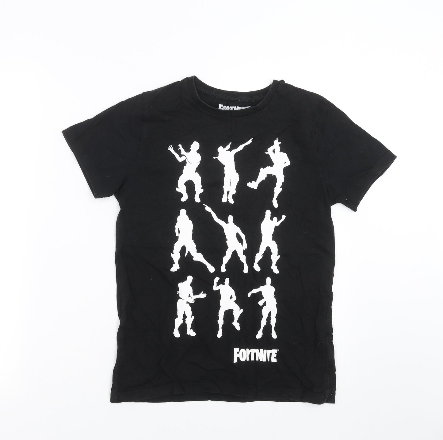 fortnite Boys Black   Basic T-Shirt Size 10 Years  - Fortnite