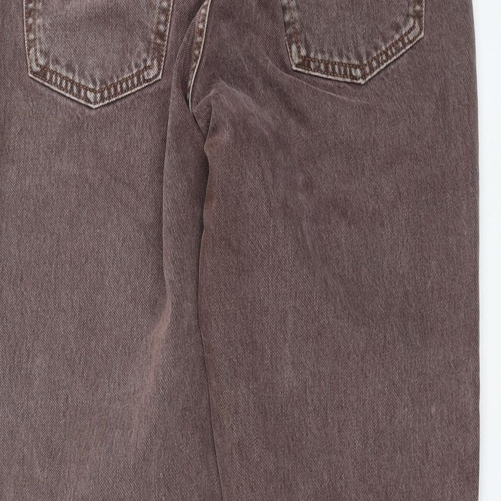Topshop Womens Purple  Denim Mom Jeans Size 30 in L29 in