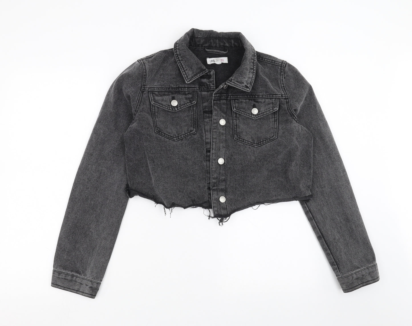 URBAN BLISS Womens Grey  Denim Jacket  Size 12
