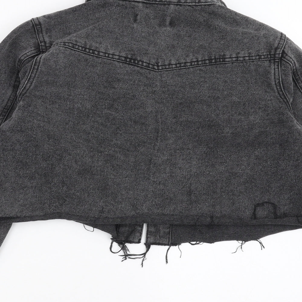 URBAN BLISS Womens Grey  Denim Jacket  Size 12