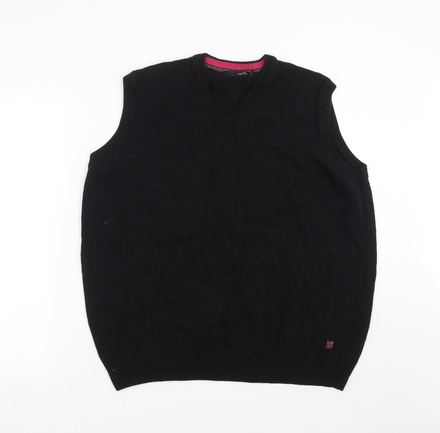 Colin Montgomerie Mens Black  Knit Pullover Jumper Size 2XL