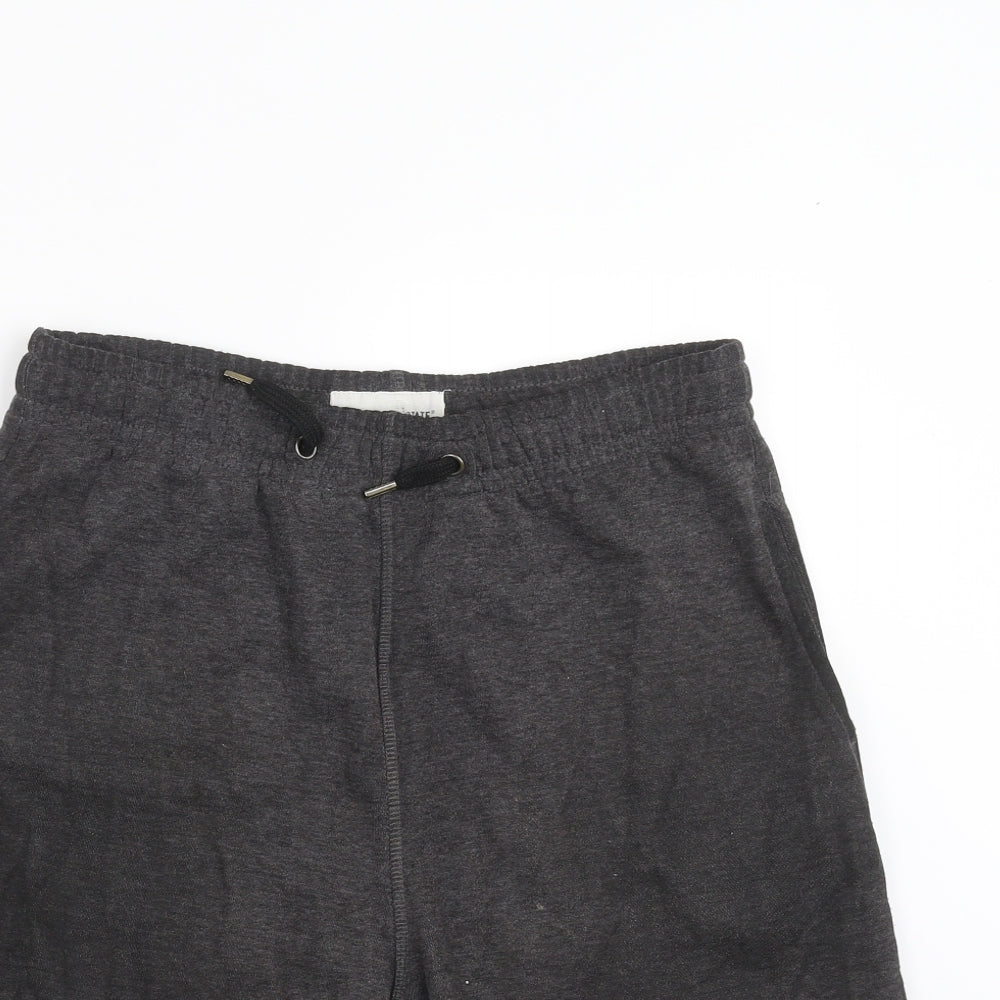 Cedar Wood State Mens Grey   Sweat Shorts Size S