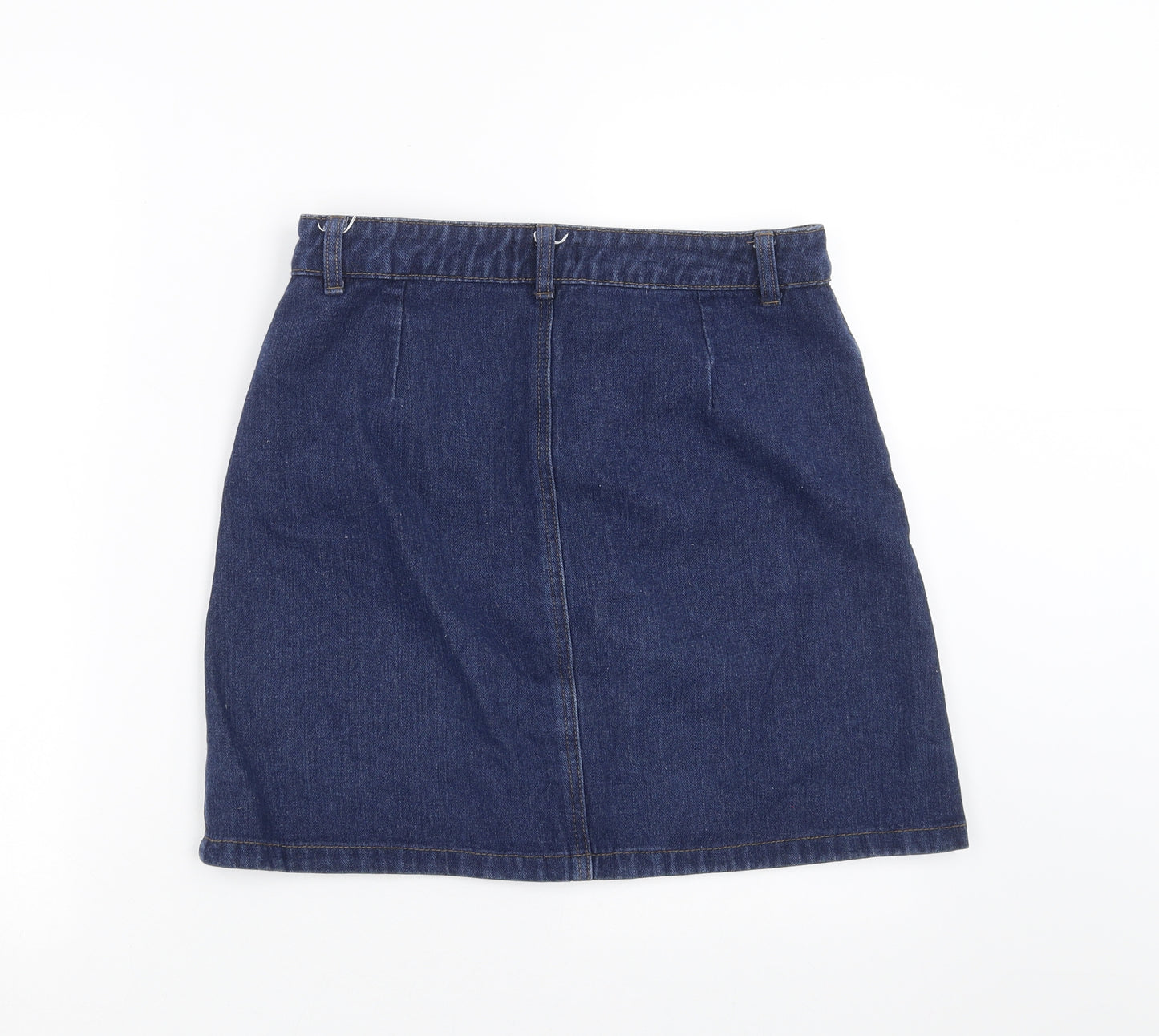 Matalan Womens Blue  Denim A-Line Skirt Size 10