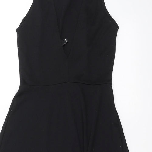 Divided by H&M Womens Black   Skater Dress  Size 10