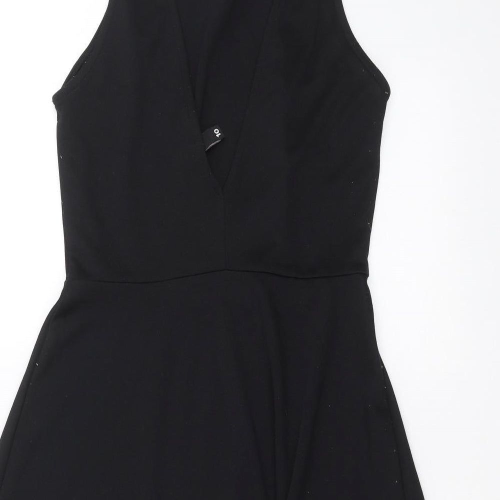 Divided by H&M Womens Black   Skater Dress  Size 10