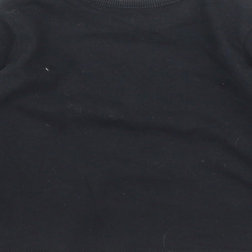 George Baby Black   Basic T-Shirt Size 0-3 Months
