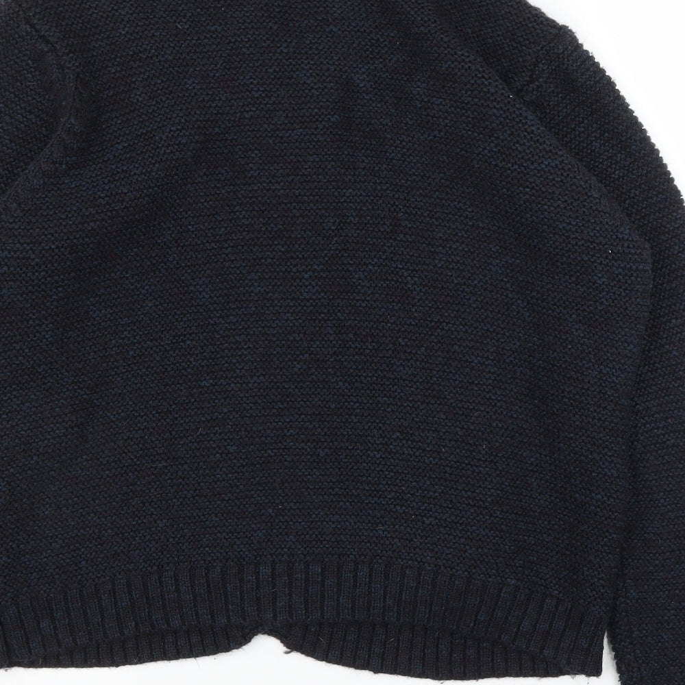 M&S Womens Blue   Cardigan Jumper Size 18