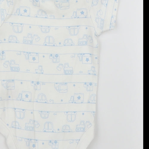 TU Baby White   Babygrow One-Piece Size 0-3 Months