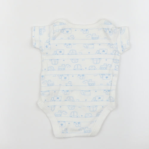 TU Baby White   Babygrow One-Piece Size 0-3 Months