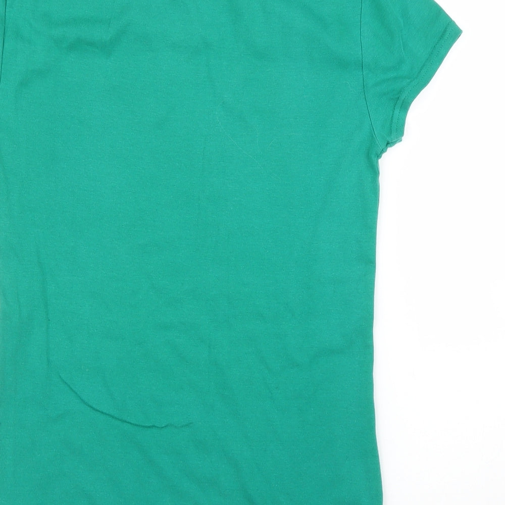 Dorothy Perkins Womens Green   Basic T-Shirt Size 12