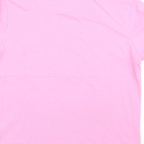 Lazy Jacks Girls Pink   Basic T-Shirt Size 7 Years
