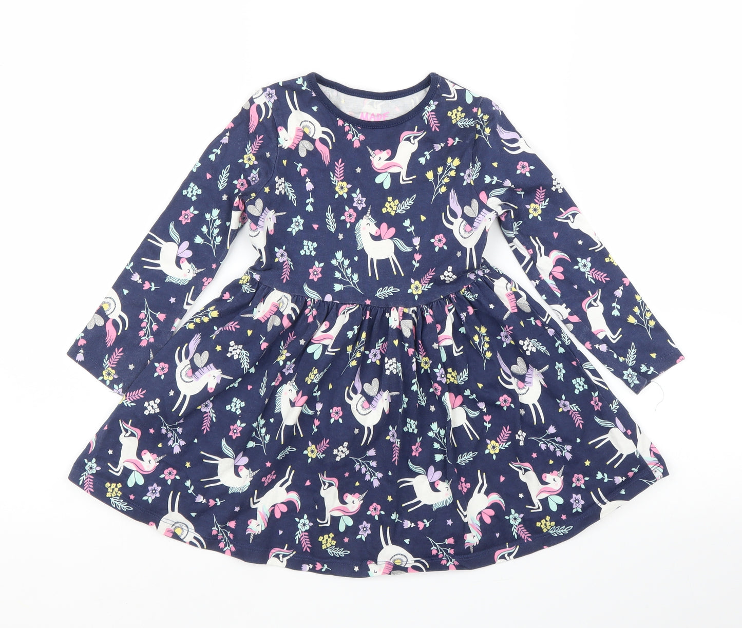F&F Girls Blue   A-Line  Size 2-3 Years