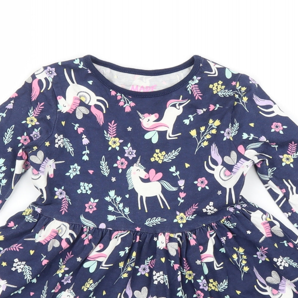 F&F Girls Blue   A-Line  Size 2-3 Years