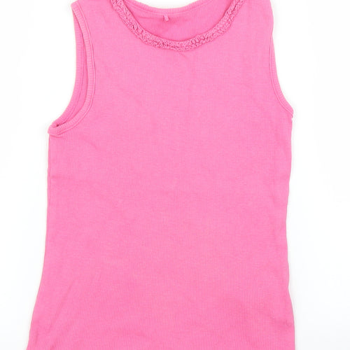 George Girls Pink   Basic Tank Size 8-9 Years