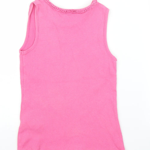 George Girls Pink   Basic Tank Size 8-9 Years