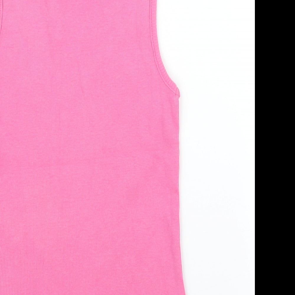 George Girls Pink   Basic Tank Size 8-9 Years
