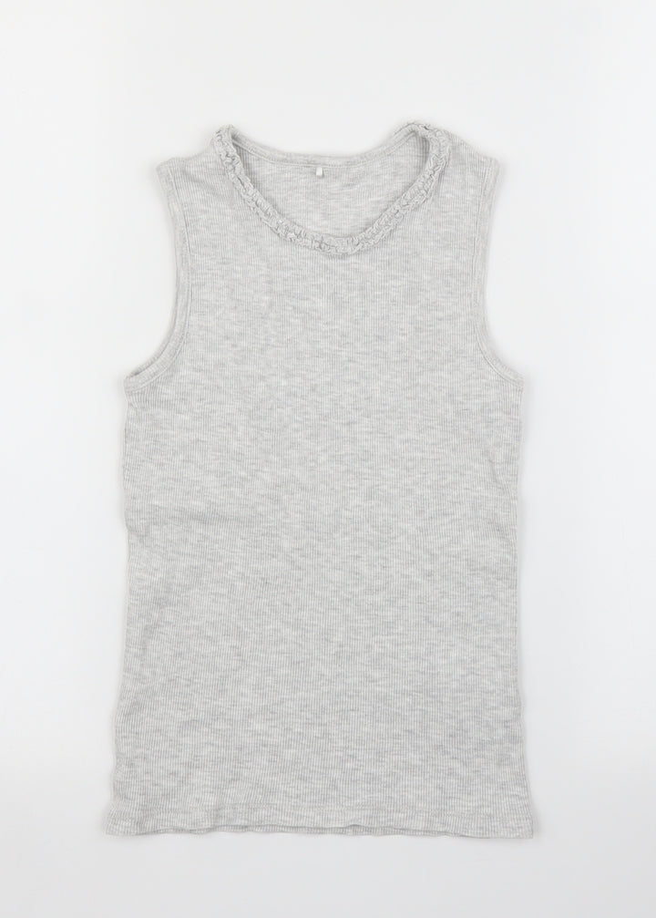 George Girls Grey   Basic Tank Size 8 Years