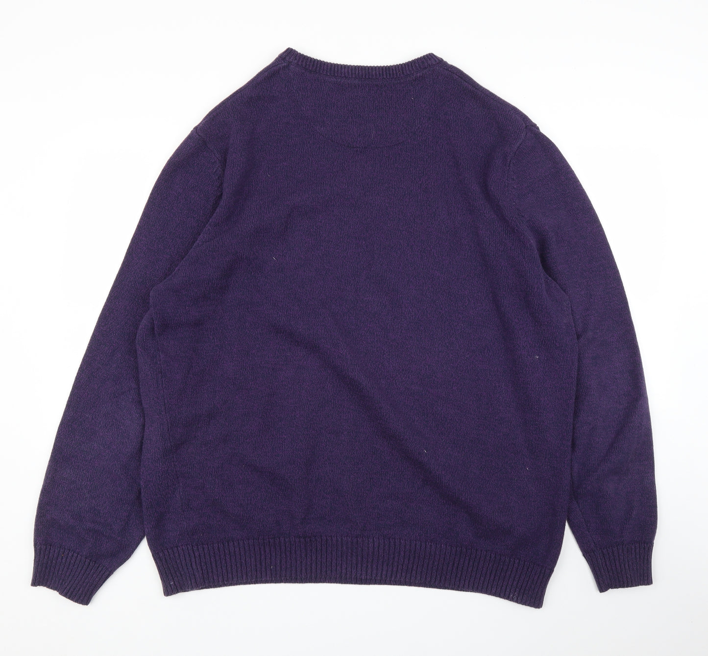 BHS Mens Purple   Pullover Jumper Size XL