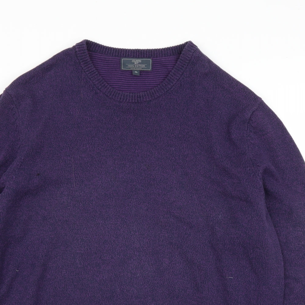 BHS Mens Purple   Pullover Jumper Size XL