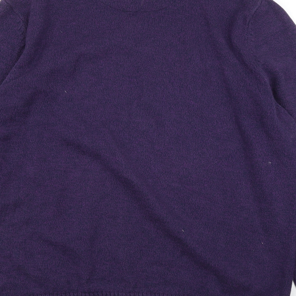 BHS Mens Purple   Pullover Jumper Size XL