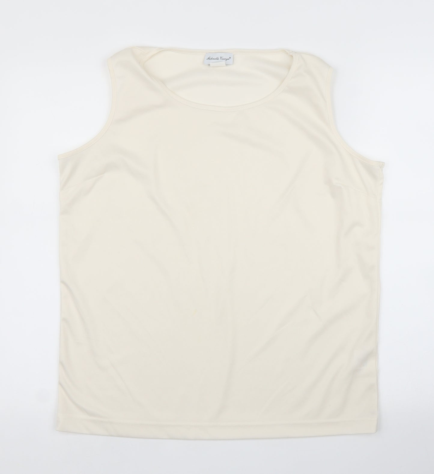 Gabriella Vicenza Womens White   Basic Blouse Size XL